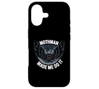 Carcasa para iPhone 17 Mothman Made Me Do It Creepy Cryptid Paranormal