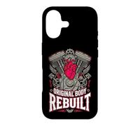 Carcasa para iPhone 17 Motor de Ciclista de cirugía cardíaca reconstruido Original del Cuerpo