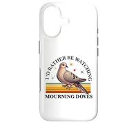 Carcasa para iPhone 17 Mourning Dove Retro Vintage Bird Lover Mujeres Hombres Niñas Niños