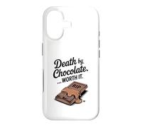 Carcasa para iPhone 17 Muerte por Chocolate Que Vale la pena Halloween Divertido