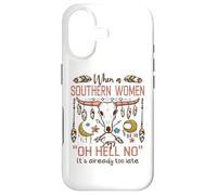 Carcasa para iPhone 17 Mujeres del Sur Diciendo Oh Hell No Funny Country Humor Boho