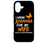 Carcasa para iPhone 17 Multiple Sclerosis Awareness I Wear Orange FOR MY Wife