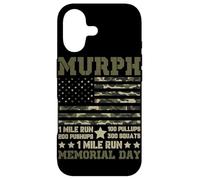 Carcasa para iPhone 17 Murph 1 Mile Run 100 Pullups 200 Flexiones 300 Sentadillas 1 Milla R