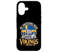 Carcasa para iPhone 17 My Ancestors were Vikings Boat Bandera Sueca Barco Sueco