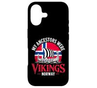 Carcasa para iPhone 17 My Ancestors were Vikings Boat Noruega Flag Norge Ship