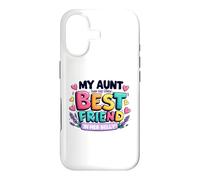 Carcasa para iPhone 17 My Aunt has my New Best Friend in Her Belly Funny Cousin