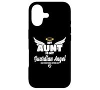 Carcasa para iPhone 17 My Aunt Is My Guardian Angel She Watches Over Me In Memory