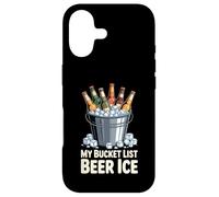 Carcasa para iPhone 17 My Bucket List Beer Ice Drinker Routine Party Bar -