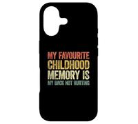 Carcasa para iPhone 17 My Favorite Childhood Memory is my Back Not Hurting