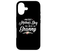 Carcasa para iPhone 17 My First Mother's Day as a Granny New Mom Mothers Day 2024