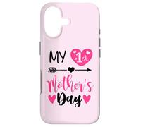 Carcasa para iPhone 17 My First Mothers Day Outfit Mommy 1st Time Mom Happy Mother