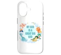 Carcasa para iPhone 17 My God is a Big God - Christian Faith Kids & Adult Dinosaur