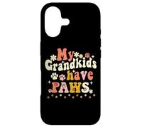 Carcasa para iPhone 17 My Grandkids Have Paws Funny Pet Dog Cat Grandma Grandmother
