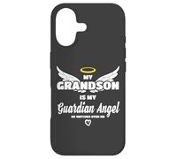 Carcasa para iPhone 17 My Grandson My Guardian Angel He Watches Over Me In Memory
