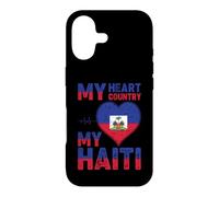 Carcasa para iPhone 17 my Heart my Country my Haiti Haiti Flag