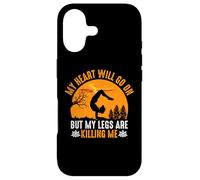 Carcasa para iPhone 17 My Heart Will Go On But My Legs Are Killing Me