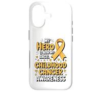 Carcasa para iPhone 17 My Hero Is Now My Angel Childhood Cancer Awareness Apparel