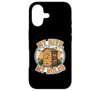 Carcasa para iPhone 17 My Hive My Rules Funny Beekeeper Bee Lover Honeycomb