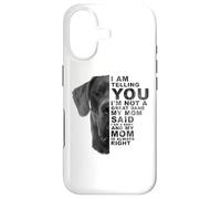 Carcasa para iPhone 17 My Mom Said I Am a Baby Great Danane Dog Mommy Día de la Madre