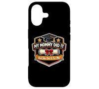 Carcasa para iPhone 17 My Mommy Did It Graduated Mom Orgulloso Niño Madre