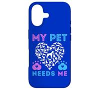 Carcasa para iPhone 17 My Pet Needs Me Suicide Apoyo Emocional Mascotas Perro Niño Niña