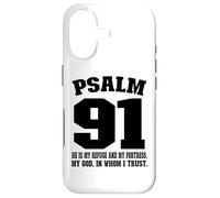 Carcasa para iPhone 17 My Refuge my Fortress my God in whom I Trust Psalm 91
