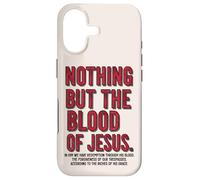 Carcasa para iPhone 17 Nada más Que la Sangre de Jesús Redención Gracia