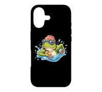Carcasa para iPhone 17 Nadador Agua Piscina Buceo Anfibio Salto Natación Rana