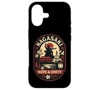 Carcasa para iPhone 17 Nagasaki Hope & Unity Retro Japón Heritage Design