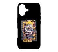 Carcasa para iPhone 17 Nagoya City Synthwave 80s Dragón Asiático Vaporwave