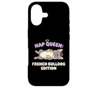 Carcasa para iPhone 17 Nap Queen Bulldog Francés Edición Sleepy Dog Puppy Dueño