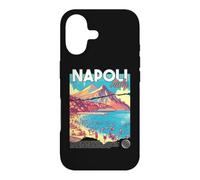 Carcasa para iPhone 17 Napoli Nápoles Italia Retro Viajes Arte Mediterráneo Playa