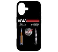 Carcasa para iPhone 17 NASA Artemis Apollo Luna Misión SLS Saturn V