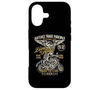 Carcasa para iPhone 17 Natchez Trace Parkway MS TN USA - Motocicleta con diseño Desgastado