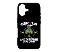 Carcasa para iPhone 17 Nature Is My Religion Earth Is My Church Native American Day