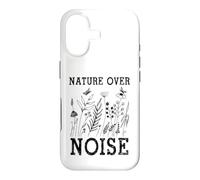 Carcasa para iPhone 17 Nature Over Noise Hiking Wildflower Adventure Butterfly