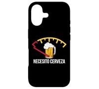 Carcasa para iPhone 17 Necesito Cerveza Funny Quote Saying Spanish Beer Lover