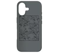 Carcasa para iPhone 17 Negro Fresa Hada Grunge Goblincore Estética EMO Goth