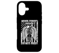Carcasa para iPhone 17 Never Forget Freedom Is Not Free Veteran & Memorial Day