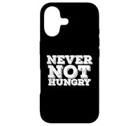 Carcasa para iPhone 17 Never Not Hungry Retro Funny Food Love Hi Hungry I'm Dad