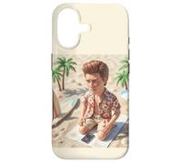 Carcasa para iPhone 17 New Funny Distressed Male Doll Meme, at The Beach