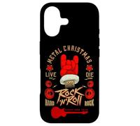 Carcasa para iPhone 17 New Year Metal Christmas 2024 Rock & Roll Music Hand Sign