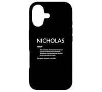 Carcasa para iPhone 17 Nicholas es la Mejor definición de Nombre Divertido Nick Nicholas