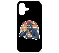 Carcasa para iPhone 17 Ninja Eating Ramen Noodles Lover Traditional Japanese Art