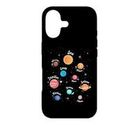 Carcasa para iPhone 17 Niños Sistema Solar Planetas Espacio Ultraterrestre Ciencia del Conocimiento