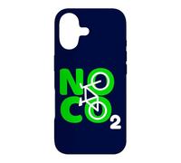 Carcasa para iPhone 17 No CO2 Ecology Think Green Eco Biker Save The Planet Cotización