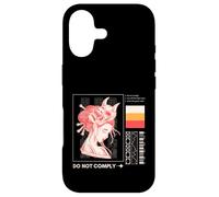 Carcasa para iPhone 17 No Cumplir Disidente de Libertad de Expresión del Anime Cyberpunk