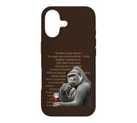 Carcasa para iPhone 17 No elegimos el Silencio - Arte con Mensaje del Gorila