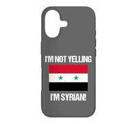 Carcasa para iPhone 17 No Estoy Gritando la Bandera del país Sirio Siria