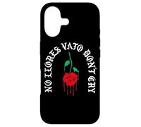 Carcasa para iPhone 17 No Llores Vato Don't Cry Melting Rose Chicano Cholo
